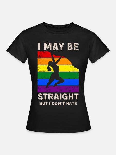 Klettern bei LGBT-Rechten - Frauen T-Shirt - Schwarz