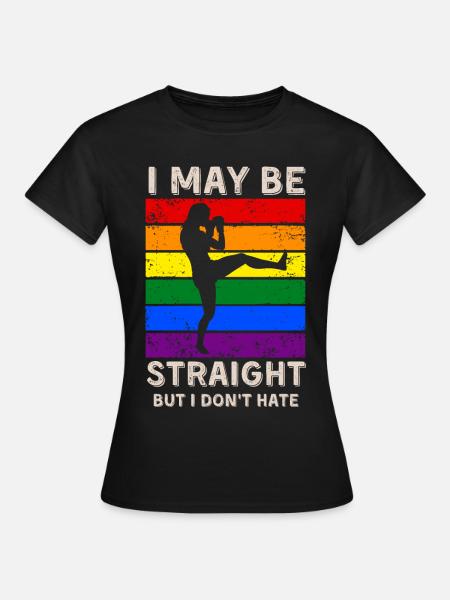 Kickboxen LGBT-Rechte - Frauen T-Shirt - Schwarz