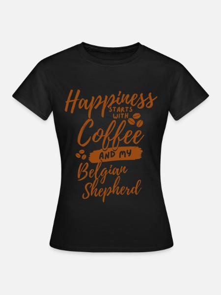 Café Amateur de berger belge - T-shirt Femme - noir