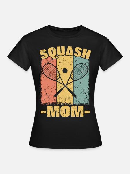 Maman de squash - T-shirt Femme - noir