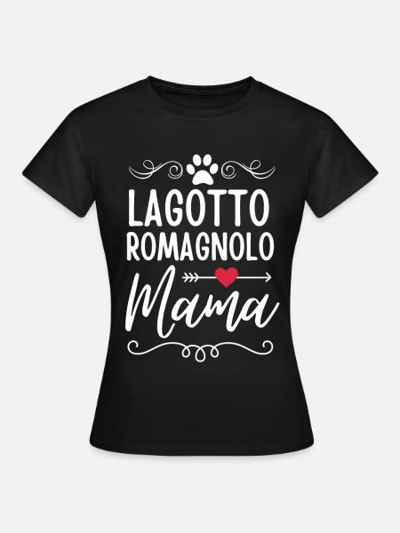 Lagotto Romagnolo Mama - Frauen T-Shirt - Schwarz