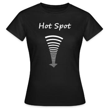 Hot Spot - Women's T-Shirt - black - Front - AI Model Female 172 dark (172cm)