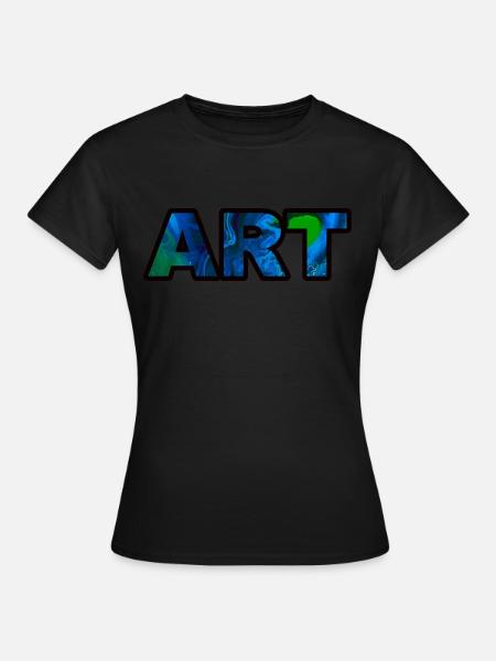 Art Art lettering - Women's T-Shirt - black