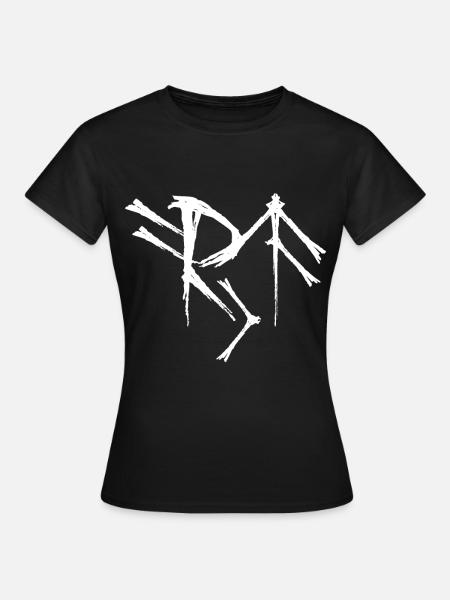 Freya rune symbol shieldmaiden viking gift - Women's T-Shirt - black