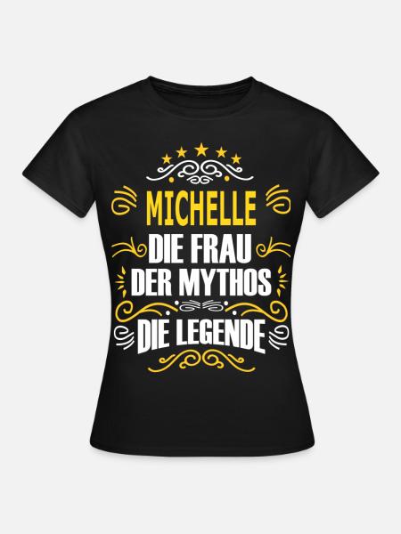 MICHELLE - Frauen T-Shirt - Schwarz