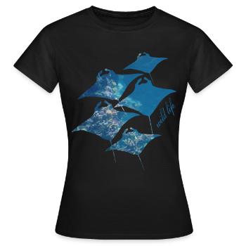 Rays Wildlife - Women's T-Shirt - black - Front - AI Model Female 172 dark (172cm)