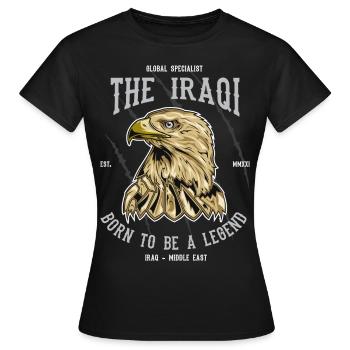 The Iraqi - great Iraq T-shirt - Women's T-Shirt - black - Front - AI Model Female 172 dark (172cm)