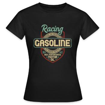 Coole Motor Sprüche - Frauen T-Shirt - Schwarz - Vorne - AI Model Female 172 dark (172cm)