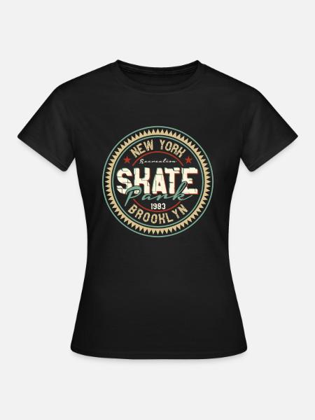 patin - T-shirt Femme - noir