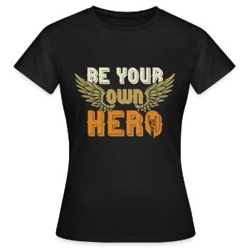 Proverbes - T-shirt Femme - noir - Devant - AI Model Female 172 dark (172cm)