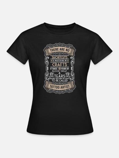 Tattoo Tinte Tattoostudio - Frauen T-Shirt - Schwarz