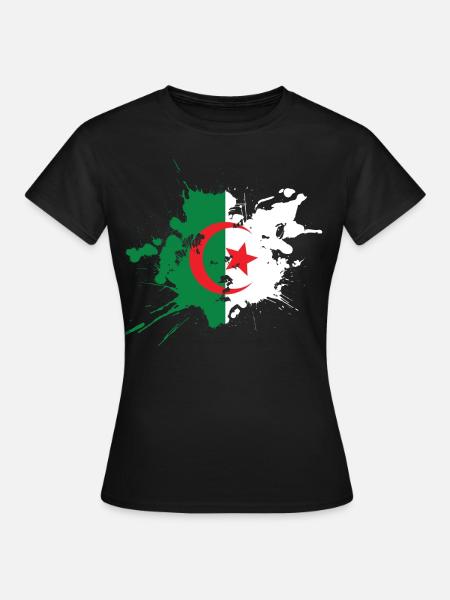 Algerien - Frauen T-Shirt - Schwarz