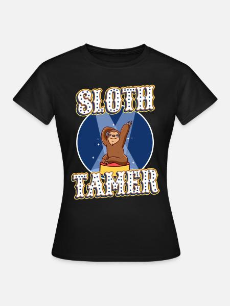 Sloth Tamer - Frauen T-Shirt - Schwarz