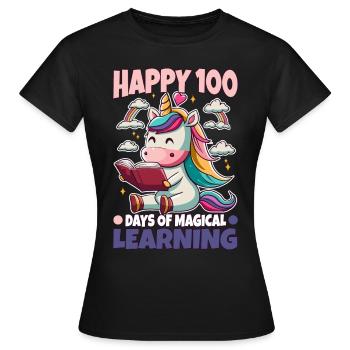 Les licornes sont géniales, donc je suis une licorne - T-shirt Femme - noir - Devant - AI Model Female 172 dark (172cm)