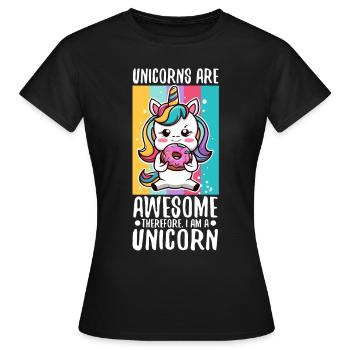 100 jours magiques d'école - T-shirt Femme - noir - Devant - AI Model Female 172 dark (172cm)