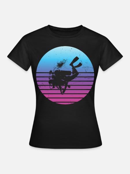 Plongée sous-marine Plongée libre Plongée sous-marine Hommes - T-shirt Femme - noir