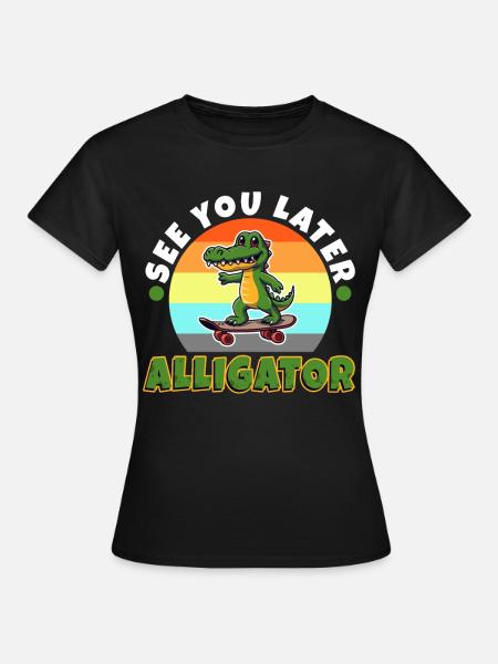 Tot ziens Alligator - Vrouwen T-shirt - zwart