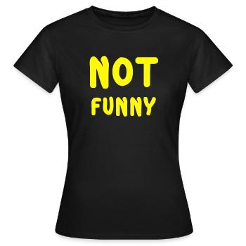Funny Fun Cool fun fun - Women's T-Shirt - black - Front - AI Model Female 172 dark (172cm)