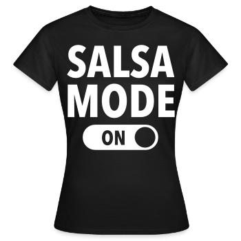 Salsa Mode (On) - Women's T-Shirt - black - Front - AI Model Female 172 dark (172cm)