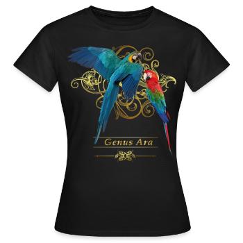 Aras - T-shirt Femme - noir - Devant - AI Model Female 172 dark (172cm)