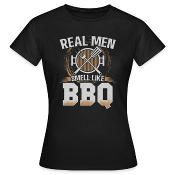 BBQ - Women's T-Shirt - black - Front - AI Model Female 172 dark (172cm)