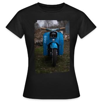 Simson Schwalbe KR51 - Women's T-Shirt - black - Front - AI Model Female 172 dark (172cm)