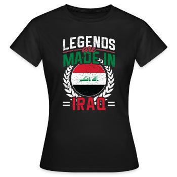 Irak Geschenkidee - Frauen T-Shirt - Schwarz - Vorne - AI Model Female 172 dark (172cm)