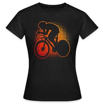 Cycliste de route Vélo de route Vélo de route Vélo de route Vélo de route - T-shirt Femme - noir - Devant - AI Model Female 172 dark (172cm)