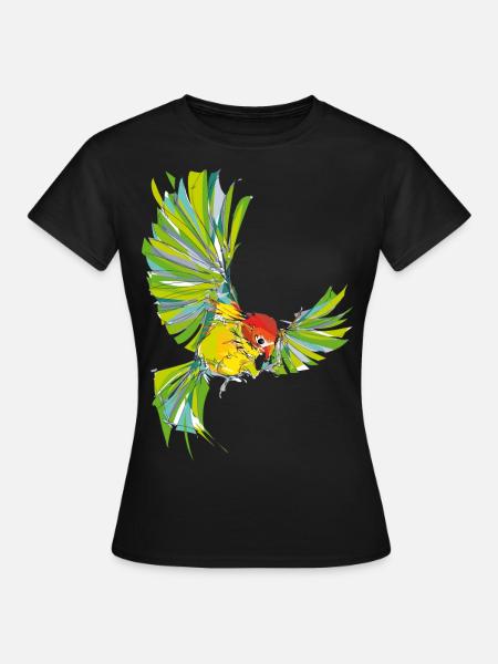 Lovebird - Frauen T-Shirt - Schwarz