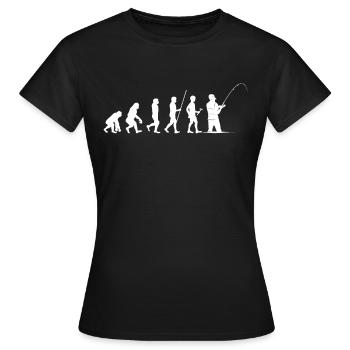 Fischentwicklung Coole Geschenk-Kunst - Frauen T-Shirt - Schwarz - Vorne - AI Model Female 172 dark (172cm)