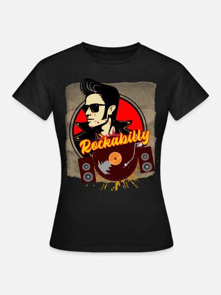 Rockabilly - T-shirt Femme - noir