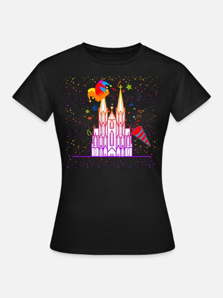 Köln Karneval - Frauen T-Shirt - Schwarz