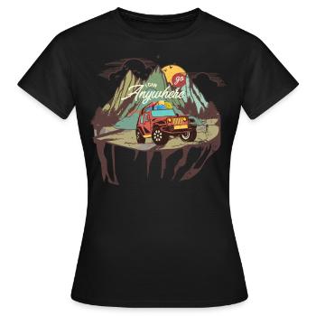 Véhicule tout terrain - T-shirt Femme - noir - Devant - AI Model Female 172 dark (172cm)