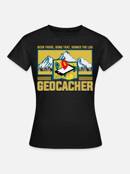 geocaching - Women's T-Shirt - black