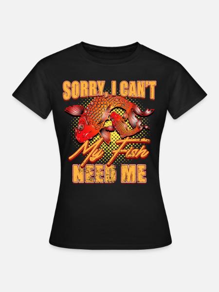 Aquaristik, Fische - Frauen T-Shirt - Schwarz