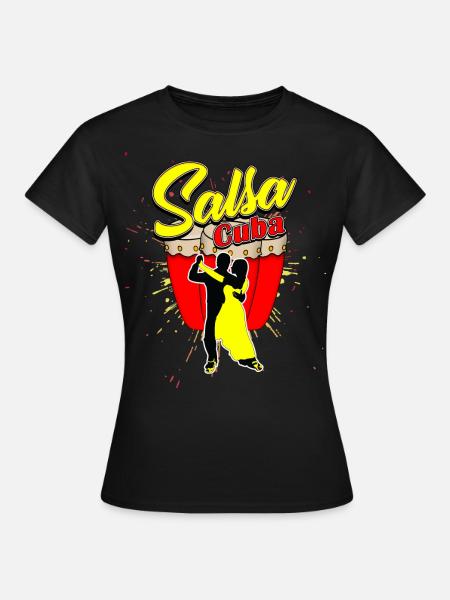 Salsa - Frauen T-Shirt - Schwarz