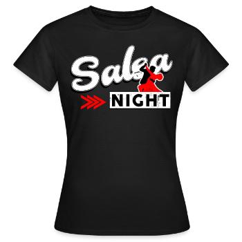 salsa - T-shirt Femme - noir - Devant - AI Model Female 172 dark (172cm)