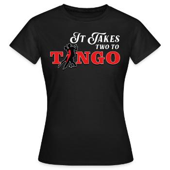 Tango, Tango Tänzer - Frauen T-Shirt - Schwarz - Vorne - AI Model Female 172 dark (172cm)