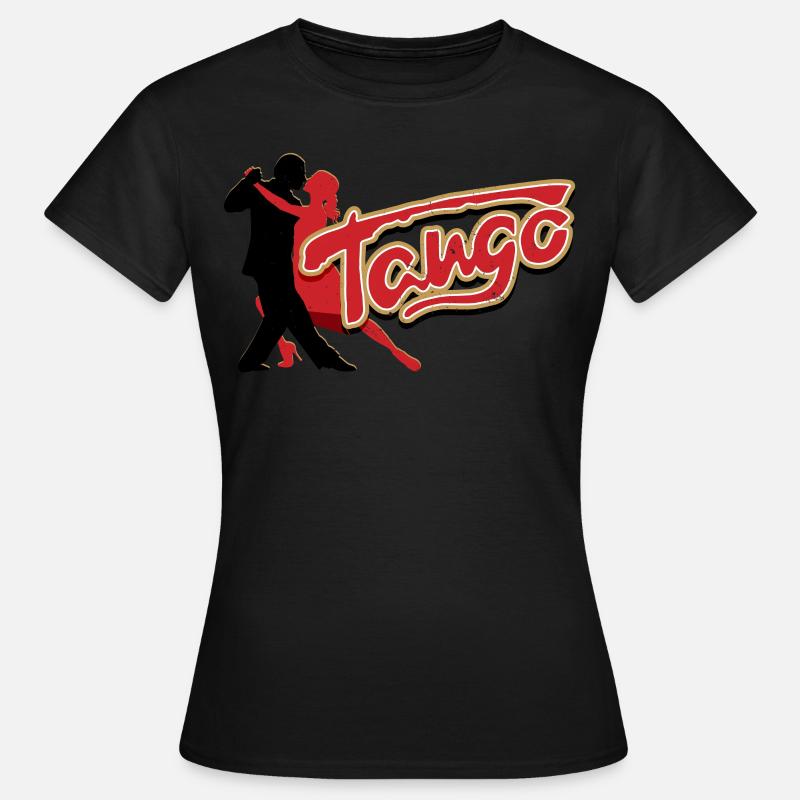 Tango, danseurs de tango - T-shirt Femme - noir
