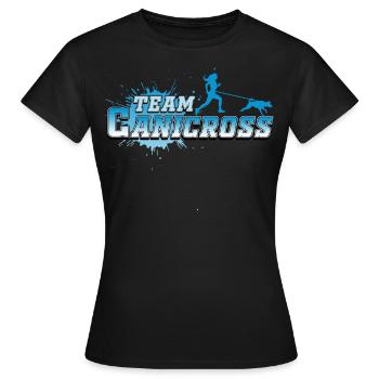 Sports canins, canicross - T-shirt Femme - noir - Devant - AI Model Female 172 dark (172cm)