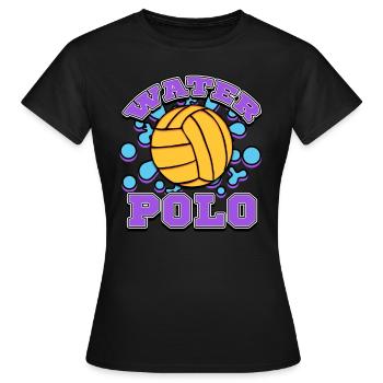 Wasserball - Frauen T-Shirt - Schwarz - Vorne - AI Model Female 172 dark (172cm)