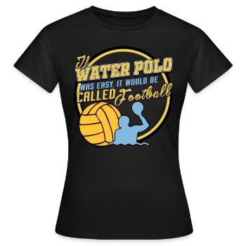 Water polo - T-shirt Femme - noir - Devant - AI Model Female 172 dark (172cm)