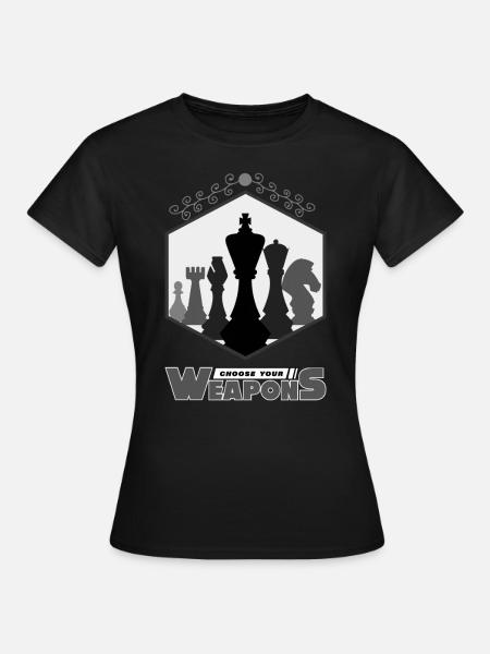 Chess, chess chess players, chess chess - Women's T-Shirt - black