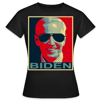 Biden, Biden 2020, Président de Biden, Anti  - T-shirt Femme - noir - Devant - AI Model Female 172 dark (172cm)