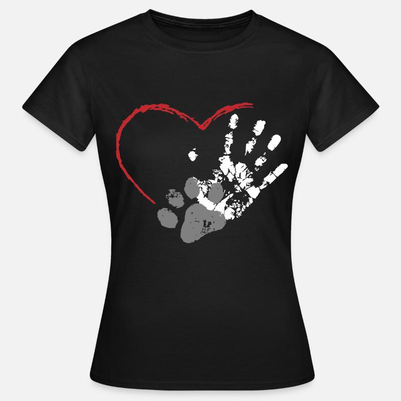 Hundebesitzer - Frauen T-Shirt - Schwarz