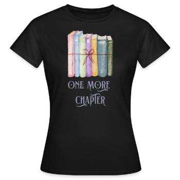 One More Chapter - Women's T-Shirt - black - Front - AI Model Female 172 dark (172cm)