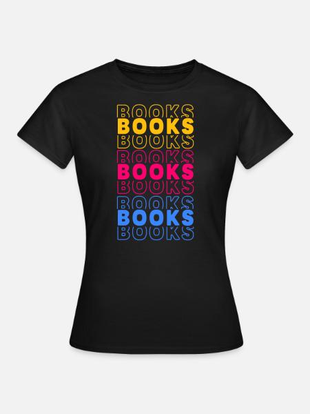 Sweat-shirt Booktrovert, Sweat-shirt Book Lover, - T-shirt Femme - noir