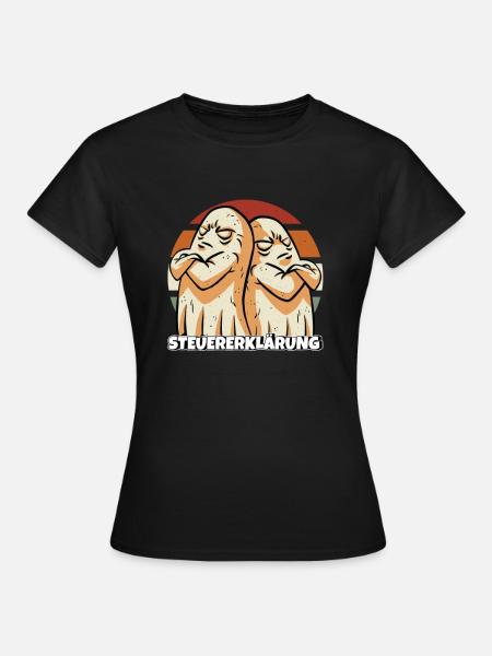 Steuererklärung - Frauen T-Shirt - Schwarz