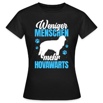 Mehr Hovawart derber Bauernhund - Frauen T-Shirt - Schwarz - Vorne - AI Model Female 172 dark (172cm)