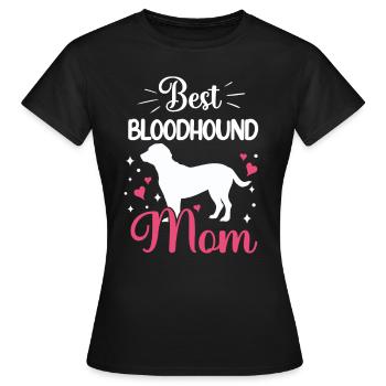 Meilleure maman de lévrier hanovrien - T-shirt Femme - noir - Devant - AI Model Female 172 dark (172cm)